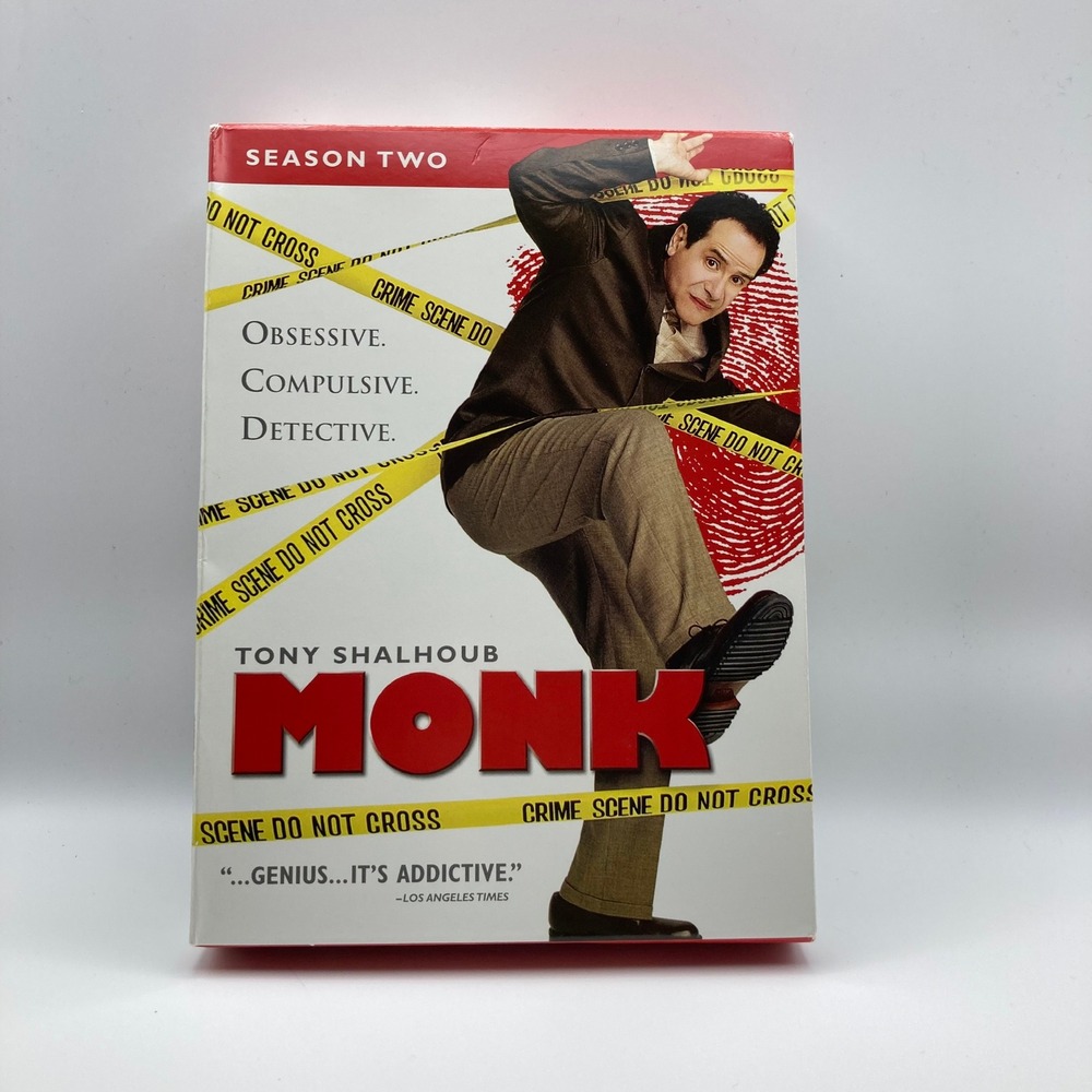Monk The Complete Second Season 2 DVD Set Tony Shalhoub Crime Drama TV Series
